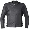 Gms Giubbotto moto in Pelle Gms Giacca di pelle GS-1 Nero