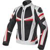 Clover Giacca Moto Clover RAINJET 2 WP MESH Grigio Rosso Nero