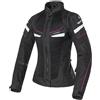 Clover Giacca Moto Donna Clover RAINJET 2 LADY WP MESH Nero Bianco