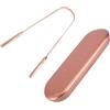 HAPINARY 1 Pc pulisci-lingua nettalingua in rame Raschietto lingua in rame strumento per la pulizia orale raschietto per lingua metallico raschietto per lingua in metallo