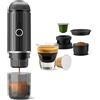 BENFUCHEN Macchina per caffè espresso portatile da viaggio, ricarica USB-C, macchina per caffè espresso elettrica autoriscaldante, mini caffettiera da 19 bar, per campeggio ed escursionismo, per caffè