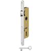 cyclingcolors 1x Serratura da infilare Sinistro per porte girevoli Chiave a Mappa DIN 18251 Entrata 35 mm Lunghezza piastra 235 mm Larghezza 20 mm Anta Legno, Piastra acciaio inox