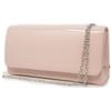 Emila Pochette donna elegante cerimonia di vernice lucida elegante da ragazza signora borsa a mano piccola borsetta sera clutch bag giorno matrimonio color carne Nude primavera estate 2025