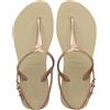 Havaianas - Twist, Sandali Comodi, Eleganti E Versatili, Fibbia Regolabile Sui Lati, Cinturini A T Con Finitura Metallica, Suola Antiscivolo, Donna