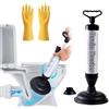 Roontin Ventosa-Sturalavandino e Stura-WC ventosa-sturalavandini - Stura Lavandini, Pömpel Abflussreiniger, Pressluft Rohrreiniger, Druckluft Pumpe per Bagno, Toilette, Vasche, Docce