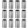 PATIKIL Spacer in Acciaio M8, 12 Pz Spaziatori Metallici Acciaio 8mm Id x 10mm Od x 18mm L Vite Distanziale in Acciaio Carbonio Distanziatore Rotondo per Bulloni da 5/16in o M8