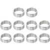 PATIKIL Distanziali in Acciaio Inossidabile M10, 10pz Distanziali Metallici in Acciaio Inossidabile 10,2mm ID x 12mm OD x 4mmL Distanziatore a Vite Rotondo per Bulloni a Vite M10 3/8