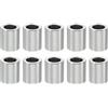 PATIKIL M5 Distanziali in Acciaio Inossidabile, 10pz Distanziatore Metallico Acciaio Inossidabile 5,1mm ID x 8mm OD x 10mm L Stainless Steel Spacer Vite Rotondo per 1/5 M5 Bulloni a Vite