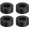 PATIKIL Distanziale Alluminio M10 4pz Distanziali Metallici Alluminio 10,5 Mm ID x 20 Mm OD x 8 Mm L Distanziatore Alluminio a Vite Rotonda per Viti 2/5 o M10 Nero
