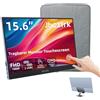 Jhcztrk Touch screen portatile Monitor 15,6 1080P ultra sottile e leggero Bezel less FHD IPS HDR Gaming Monitor con altoparlanti integrati e VESA per computer portatile Mac PC Xbox PS4/5 Switch