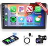 Rimoody 2G+64G Wireless Carplay Android 13 Autoradio 2 Din per Audi A3 S3 RS3 8P 8VS 8PA 9 Pollici Autoradio con Android Auto GPS Navi WiFi Mirror Link Bluetooth FM/RDS/DAB/OBD/DVR/SWC Telecamera Posteriore