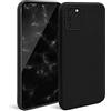 Moozy Minimalist Series, Cover in Silicone per Samsung S10 Lite, Nero - Finitura Opaca, Custodia Sottile e Morbida in TPU