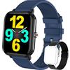 paazomu Smart watch per uomo donna, fitness tracker sportivo 1.7 Touch Screen Smartwatch IP68 orologio impermeabile, frequenza cardiaca/temperatura corporea/contapassi, tracker attività per iPhone Android