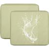 BXFUL Copriseduta Divano Impermeabile da Esterno, Fodera per Cuscini del Divano da Giardino con Cerniera, Coprisedile Sostitutivi Universale per Divano e Sedile (Beige,50x55cm(2pcs))