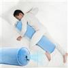 ONTYZZ Cuscino Corpo Gonfiabile Cuscino Lungo Adulti Bambini Cuscino Rotondo Bolster per Dormire Abbraccio Indietro Collo Supporto Dormiglione Laterale Coccole