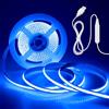 Aclorol Striscia LED COB USB da 3 m, 5 V, luce blu ghiaccio, dimmerabile, flessibile, 960 LED, larghezza 8 mm, retroilluminazione TV a LED con cavo USB da 1,5 m, per interni, Natale, feste