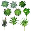 Youery 9 Pezzi Piante Succulente Artificiali, Pianta Finta, Uncotted Faux Flower Succulente, mini piante grasse finte per Casa giardino interno ed esterno decorazione dell'ufficio