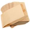 Ruby - 100 PCS Sacchetto di Carta Marrone Kraft 11 x 20cm, Sacchetti Regalo/Sacchetti per Feste/Calendario dell'Avvento/Natale/Matrimoni/Feste di Compleanno/Mercati (11X20 CM)
