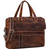 STILORD 'Matthew' Borsa Tracolla Donna e Uomini Pelle Vera - Cartella Portadocumenti A4 Elegante - Borsa PC 15,6-16 Pollici - Ventiquattrore da Lavoro a Tracolla, Colore:luino - marrone