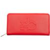 Roccobarocco ROCCO BAROCCO PORTAFOGLIO DONNA CON ZIP - LADY WALLET WTIH ZIP 19X11 Rosso