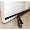 MAXTID Paraspifferi per porta, 91,4 cm, regolabile, guarnizione inferiore della porta, striscia di tenuta per porte esterne/interne, marrone