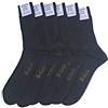 Lucchetti Socks Milano 6 PAIA Calze Calzini Uomo Cotone CORTE Filo di Scozia 100% cotone rimagliate Made in Italy (10½11 39-42, ASSORTITI SCURI)