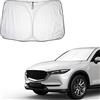 CDEFG Compatibile con Mazda CX5 CX-5 KF 2018-2024 2025 Parasole per la Parabrezza Anteriore, Ripiegabile per Evitare i Raggi del Sole, Protettore Contro i Raggi UV Auto CX5 2024 Accessori