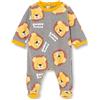 Chicco, Tutina in cotone con piedino, Unisex 0-24, Grigio (876), 18 mesi