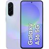 Samsung Galaxy A36 5G, Smartphone con Funzioni intelligenti, Display Super AMOLED 6.7", 8GB RAM, 256GB, Camera 50MP, Batteria 5.000 mAh, IP67, Awesome Lavender
