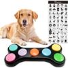 BUYVIKAY Pulsante per Cani 7 in 1, Pulsante per Comunicazione, Bottoni per Animali Domestici, addestrare Il Vostro Cane a Dire,Bottoni per Cani,Buzzer con Funzione di Registrazione per Cani