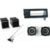 Generico kit Mascherina Stereo Autoradio Presa USB Accendisigari Altoparlanti per Panda 4x4 dal 1986 al 2003 autoradio stereo audio auto radio 141 750 1000 - WS3040 -KIT141