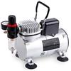 TIMBERTECH Compressore per aerografo aggiornato con ventola di raffreddamento del motore, ABPST07, potente compressore portatile silenzioso per aerografo, unghie, tatuaggio, pittura di torte