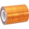 PATIKIL Scintillio Glitter Nastro 15mm x 5m, 4pz Olografico Arte Prisma Mascheratura Nastri Auto -Adesivo per Fai-da-Te Arte Artigianato Avvolgimento Decorazione, Oro Tono