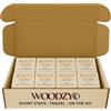 WOODZYCO 20 saponette da hotel - Pro Formula Beauty Saponi per ospiti con idratanti - Ideale per B&B, Hotel, Ospiti & Viaggi - Fornito in una scatola sostenibile riciclabile WoodzyCo