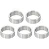 PATIKIL Distanziali in Acciaio Inossidabile M10, 5pz Distanziali Metallici in Acciaio Inossidabile 10,2mm ID x 12mm OD x 4mmL Distanziatore a Vite Rotondo per Bulloni a Vite M10 3/8