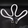 briskspring Tubo Doccia 1.2 Metri, Tubo Flessibile Doccia in Silicone Ultra Morbido, Tubo Doccia da Anti Torsione, Anti Esplosione, G1/2 Pollici