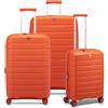 Roncato B-flying Set Valigie (grande, Medio, Cabina) - Arancione Brillante