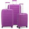 Roncato B-flying Set Valigie (grande, Medio, Cabina) - Orchidea