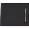 Calvin Klein Portafoglio Uomo Modern Bar Bifold Pelle, Nero (Ck Black), Taglia Unica