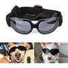 NAMSAN Occhiali da Sole per Cani Cinturino Elastico Regolabile Occhiali per Cani Occhiali per Moto Anti-UV A Prova di Vento Protezione per Gli Occhi per Cani-Nero