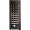 Haier HWS58GGH1 condizionatore per vino 50 SERIE 3 - Numero di bottiglie max. 58-1 zona-WiFi e hon-app-compressore a bassa vibrazione-porta in vetro i