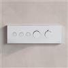 Fortis termostatico, 3 uscite, installazione orizzontale, per corpo incasso Blocco, 50713THPC, Blocco cromo [Rubinetteria Bagno > Rubinetteria Doccia]