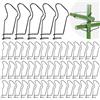 WDZGX Fibbie di Collegamento per Traliccio per Piante 50PCS per Piante Rampicanti da Giardino Supporto per Serra Tubi Rampicanti Gabbie per Piante (11mm)