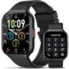HOIFA Smartwatch Uomo Donna, 1.96 HD Orologio Smartwatch con Effettua/Risposta Chiamate, 113+ Sportive Smart Watch con 24H Cardiofrequenzimetro/SpO2/Sonno/Contapassi, IP68 Orologio Fitness per Android iOS