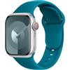 DONEGANI C1 per Cinturino Apple Watch 40mm 44 mm 46mm 42mm 45mm 41mm 38mm 49mm Se Ultra 2 Serie 10 9 8 7 6 5 4 3 Band Bracciale Sport Silicone, Lago blu profondo