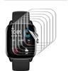 Renwox 5pcs pellicola idrogel screen protector per Amazfit Bip U/Bip U pro 1.43 Smartwatch Pellicola protettiva flessibile HD trasparente TPU [Touch Sensitive] [Bubble Free]