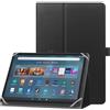 HoYiXi Custodia universale per 9-10.1 pollici Tablet Compatibile Fire HD 10 e Fire HD 10 Plus con Supporto e Cover per Cinturino da Polso per 9-10.1 Samsung Lenovo Huawei Android Tablet - Nero