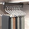 Aresvrgo Portapantaloni Estraibile,Appendiabiti Estraibile per Armadio 25-61CM Risparmia Spazio di Archiviazione,Asta Appendiabiti Allungabile per Organizzare Vestiti E Pantaloni in Armadi