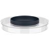 Mepal - Coperchio Antispruzzo Chef it - Adatto a ciotole da 3000 ml - Ciotola aggiuntiva all'interno - Senza schizzi, mantiene pulito il piano di lavoro - 250 ml - Navy