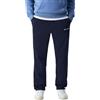 Champion Pantaloni Joggers in Felpa a Gamba Dritta da Uomo, 220294 (IT, Testo, XL, Regular, Regular, Blu Navy)